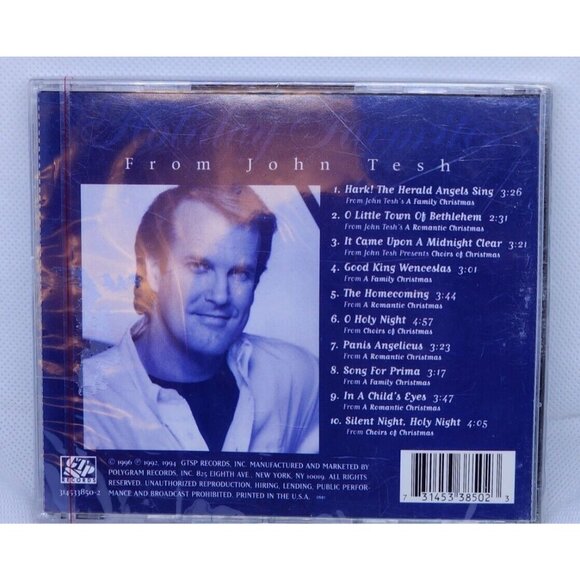 John Tesh Holiday Favorites Christmas Music CD | Relaxing Piano Holiday Cheer - Picture 3 of 7